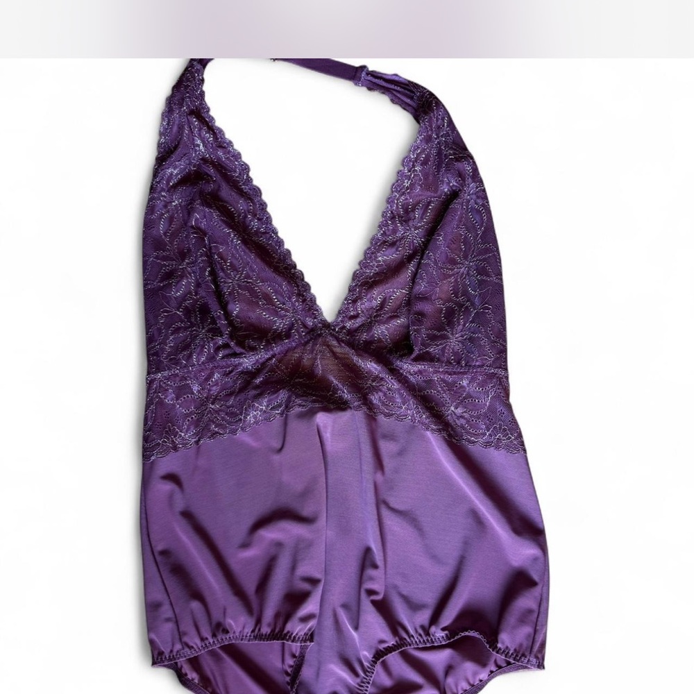 Cacique Deep Purple Lace Chemise